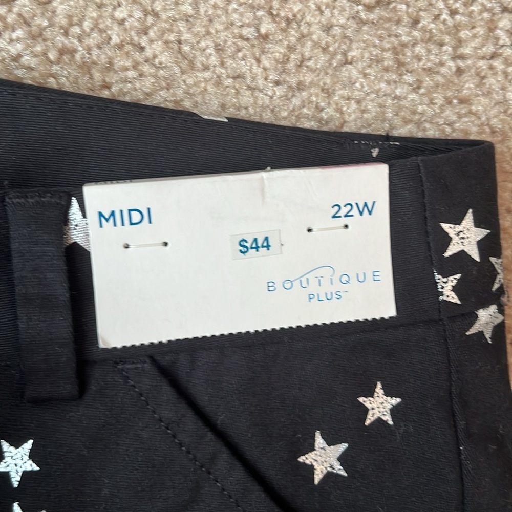NWT JCP Boutique Star Shorts - Picture 6 of 10